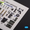 Kelik K72174 Р-38J Lightning - interior 3D decals for Italeri/Academy kit (1/72)